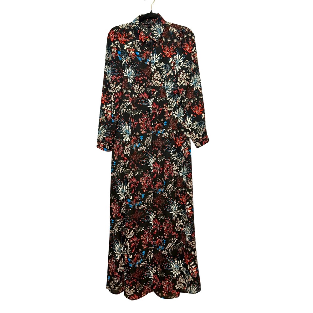 Romantic Whimsigoth Maxi Dress Women Sz Small Fairycore Cottagecore Noir Witchy